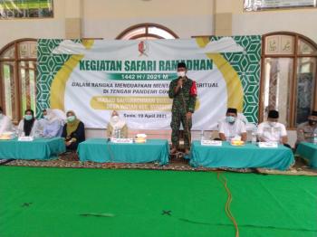 Bersama Forkopimda, Dandim Bojonegoro Safari Ramadhan Di Sumberejo